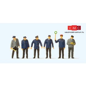 Preiser 10584 Német vasutasok DB, III. korszak (H0)