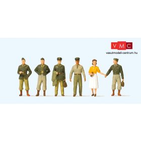 Preiser 10594 Amerikai katonák az 50-es évekből (H0)
