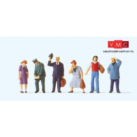 Preiser 10603 Gyalogosok és járókelők az NDK-ból (H0)