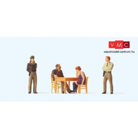 Preiser 10604 Rendőrségi kihallgatáson (H0)