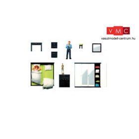 Preiser 10632 Reggeli felkelés a hálószobában (H0)