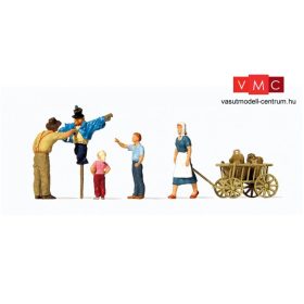 Preiser 10650 A madárijesztő felállításánál (H0)