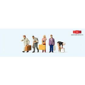 Preiser 10670 Utasok a vasútállomáson (H0)