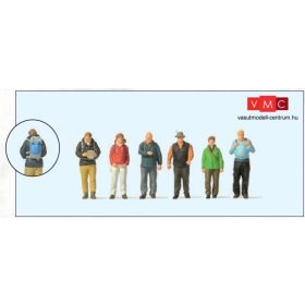 Preiser 10699 Kirándulók, hegyi túrázók (H0)