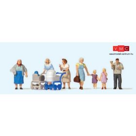 Preiser 10711 A falusi utcán (H0)