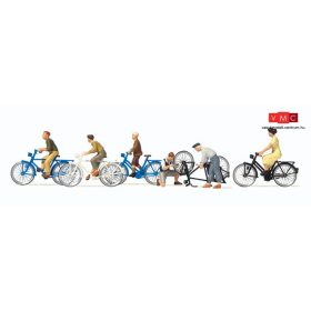 Preiser 10716 Kerékpáros fiatalok (H0)