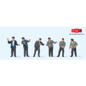   Preiser 10717 Gőzmozdonyvezetők és fűtők, III. korszak (H0)