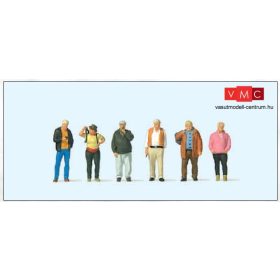 Preiser 10724 Járókelők, gyalogosok (H0)