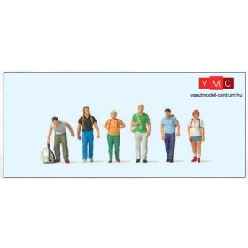 Preiser 10725 Vasúton utazók hátizsákkal (H0)