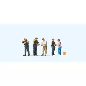 Preiser 10736 Postai kézbesítés, Deutsche Post (H0)