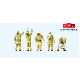   Preiser 10772 Tűzoltók technikai mentés közben, modern védőöltözetben (H0)