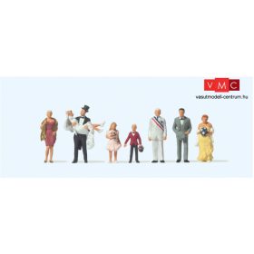 Preiser 10790 Esküvői rendezvényen (H0)