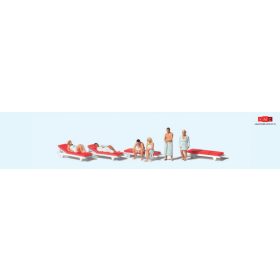 Preiser 10801 Szaunázók (H0)