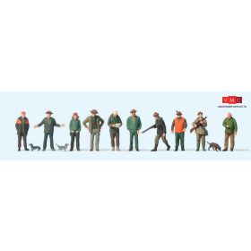 Preiser 10803 Modern vadászok és hajtók (H0)