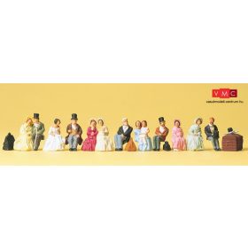 Preiser 12045 Ülő utasok, Brötli-Bahn 1847 (H0)