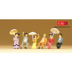   Preiser 12136 Ülő figurák hintókhoz az 1900-as évekből (H0)