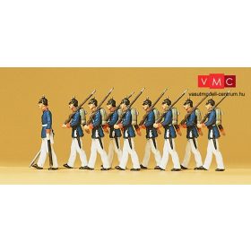   Preiser 12186 Porosz gyalogos katonák díszegyenruhában 1910 (H0)
