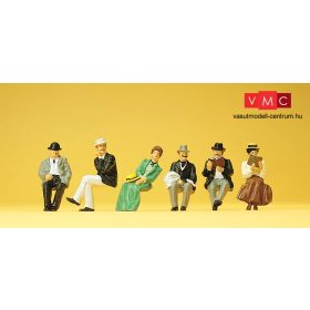Preiser 12190 Ülő utasok az 1900-as évekből (H0)
