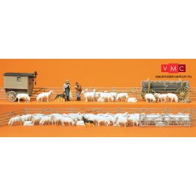   Preiser 13003 Super-Set IV. Birkanyáj juhásszal , kiegészítőkkel - 80 db figura (H0)