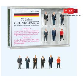   Preiser 13400 Német Köztársaság (1949-2019) kormányfő készlet - 70 éves államalapítási évforduló (H0)