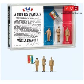   Preiser 13406 Charles de Gaulles 80 éves évforduló emlékkészlet - Az 1940 június 18-i londoni látogatás évfordulójára (H0)