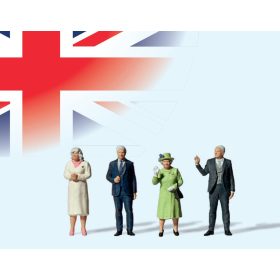 Preiser 13407 II. Erzsébet brit királynő (H0)