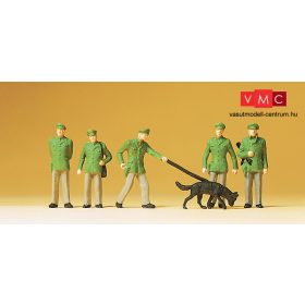 Preiser 14008 Rendőrök kutyával (H0)