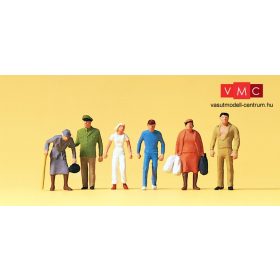 Preiser 14023 Gyalogosok, járókelők (H0)