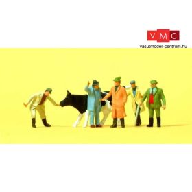 Preiser 14039 Szarvasmarha kereskedőnél (H0)