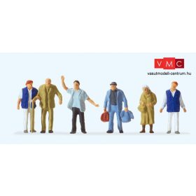 Preiser 14046 Utasok, idős emberek kísérővel (H0)