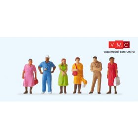 Preiser 14047 Álló gyalogosok, járókelők (H0)