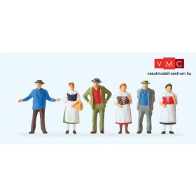 Preiser 14048 Vidéki piaclátogatók (H0)