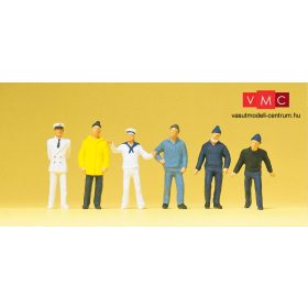 Preiser 14062 Hajószemélyzet és dokkmunkások (H0)