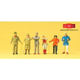 Preiser 14077 Kirándulók, túrázók (H0)