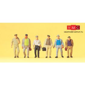 Preiser 14086 Napi ingázó férfiak (H0)