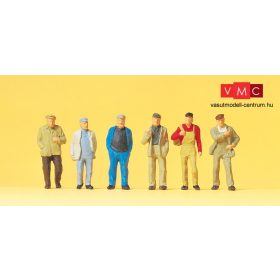 Preiser 14087 Sétáló munkások (H0)