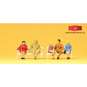 Preiser 14101 Ülő emberek (H0)