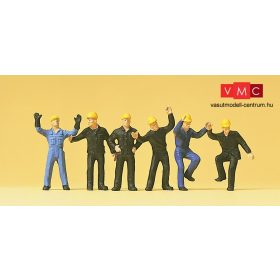 Preiser 14105 Német vasutas és tolatószemélyzet, DB (H0)