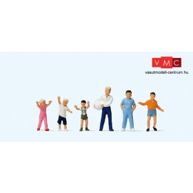 Preiser 14120 Labdával játszó gyerekek (H0)