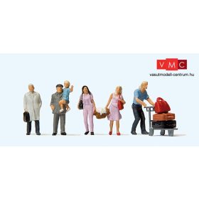 Preiser 14122 Utasok az állomáson (H0)