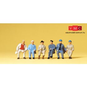 Preiser 14145 Ülő munkások (H0)