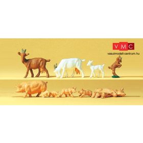 Preiser 14162 Kecskék és malacok (H0)