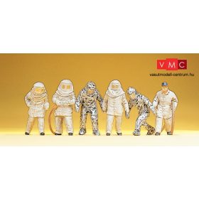 Preiser 14205 Tűzoltók teljes védőöltözetben (H0)