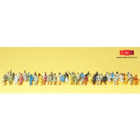   Preiser 14400 Ülő utasok személykocsikba - 48 db figura (H0)