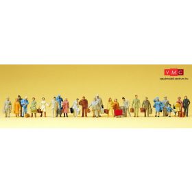   Preiser 14401 Álló és sétáló utasok - 24 db figura (H0)