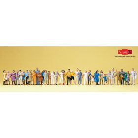   Preiser 14412 Álló és sétáló utasok - 36 db figura (H0)