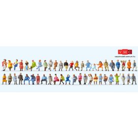   Preiser 14418 Ülő utasok személykocsikba - 48 db figura (H0)