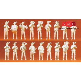 Preiser 16353 Bajor népi zenekar - festetlen (H0)