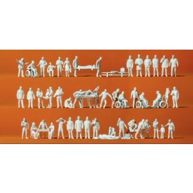 Preiser 16362 Mentőszolgálat - festetlen (H0)