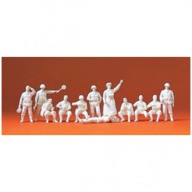   Preiser 16501 Német gyalogság pihenőben, Wehrmacht (1939-45) - festetlen (H0)